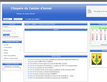 Tablet Screenshot of citoyens-annot.fr